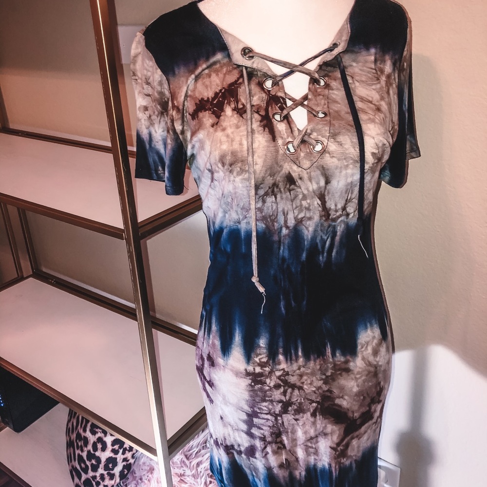 Tie Dye T-shirt Dress